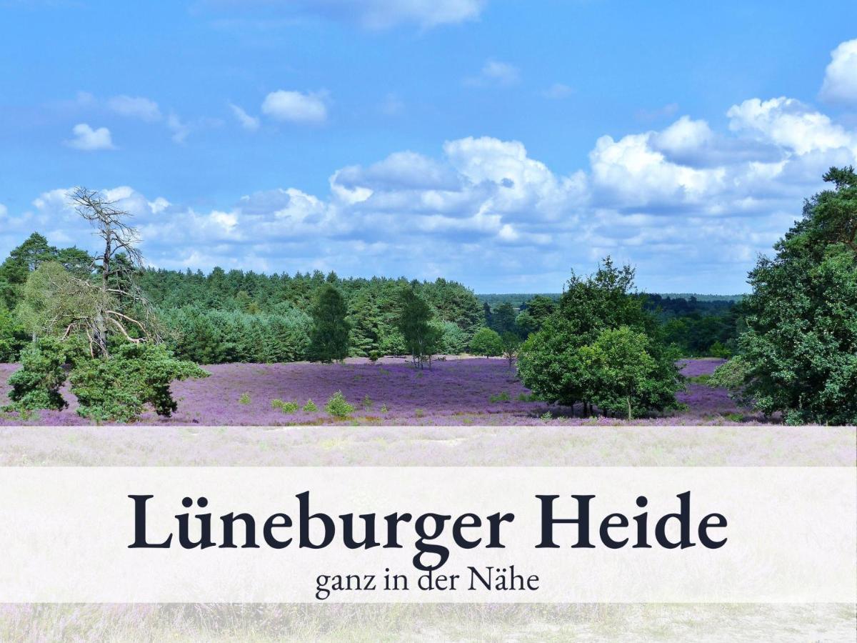 Blumenvilla - 15 Minuten Bis Zum Heide Park, Haustiere Willkommen, Sauna Im Gebaeude Шнефердинген Экстерьер фото